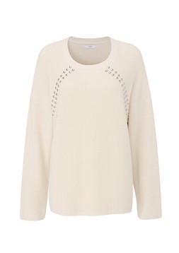 Studded Jumper Cream. £45