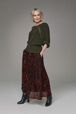 Studded Jumper £45 & Chiffon Maxi Skirt £45.