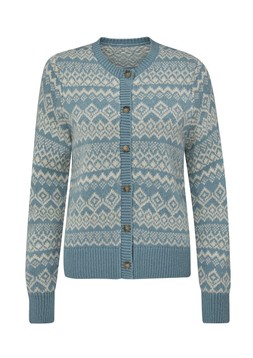 Fair Isle Cardigan Duck Egg £44 AL11767