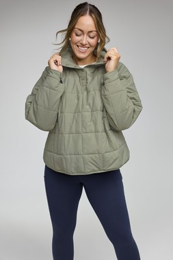 Ladies Quilted Pop Over Jacket, Meadow, £60- Available from 28th December