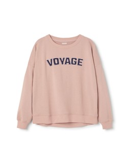 Ladies Slogan Sweatshirt, Pink Blush, £32 - Available from 28th December