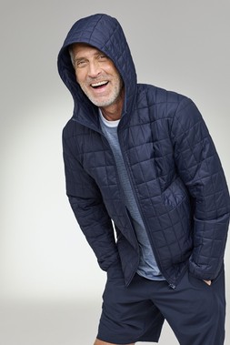 Men's Showerproof Quilted Jacket, Twilight, £58- Available from 28th December