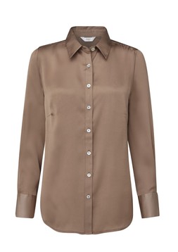 Satin Shirt Sand £29 AB12687