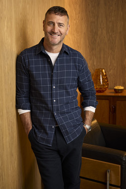 Will Mellor X Cotton Traders Winter Warm Cotton Shirt Midnight £35