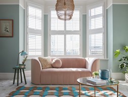 The Fitzrovia 2 Seater in Matt Velvet Blush, £849