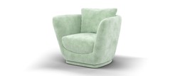 The Serene Swivel Chair in Casual Chenille Seafoam, £549