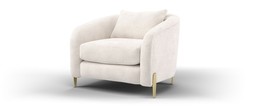 The Westwood Accent Chair in Soft Boucle Blush All Over, £799