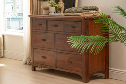 Westport Walnut 7 Drawer Chest RRP €1199 NOW €549