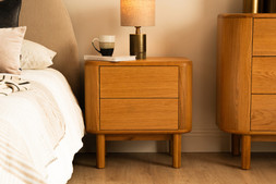 Oslo Oak Bedside Table - RRP €799 NOW €399