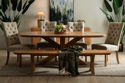 Madrid Oak Bench 2m RRP €799 Now €449