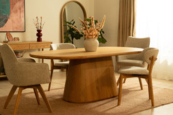 Caspian Oval Dining Table 01 RRP €2,499 Now €1,499
