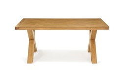 Granada Herringbone Dining Table X Leg 03 RRP €2,049 Now €999