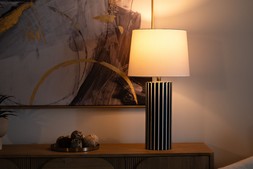 Raia Pinstripe Table Lamp 01 RRP €175 Now €110