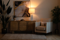 White Marble Table Lamp RRP €225 Now €140
