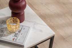 Industrial Side Table White Marble RRP €199 NOW €129