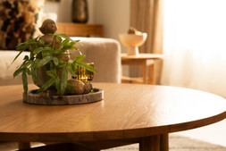 Nordic Solid Oak Coffee Table Round - RRP €799 NOW €449