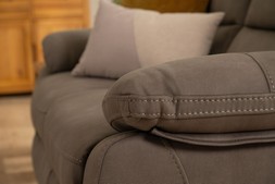 Houston Light Grey Fabric 2 Seater Sofa RRP €999 Now €599