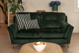 The Oliver Green Fabric 2 Seater Sofa RRP €2249 NOW €1199
