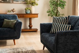 Alex 2 Seater Sofa Wandy Blue - RRP €1,499 NOW €849