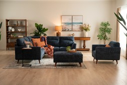 Alex Corner Sofa Wandy Blue - (RRP €2,499) NOW €1,699