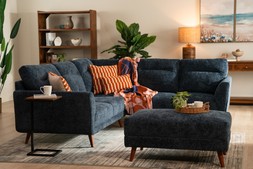 Alex Corner Sofa Wandy Blue - (RRP €2,499) NOW €1,699