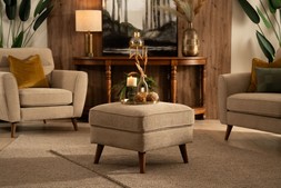 Milner Footstool Linen RRP €399 Now €249