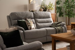 Presley Light Grey 3 Seater Electric Recliner Sofa 0033 RRP €1,799 Now €1,099