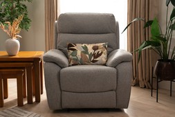 Presley Light Grey Electric Recliner 0029 RRP €949 Now €599