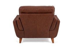 Bianca Brown Leather Armchair RRP €1,499 Now €899