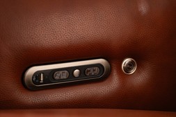 Muse Brown Leather 2 Seater Heated Seats Electric Recliner Sofa RRP €4649 NOW €2499