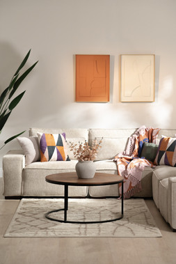 Brooklyn Cream Linen LHF Corner Sofa (RRP €3699) NOW €2399