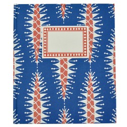 Large Hardback Notebook Pinecone Blue and Red