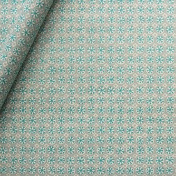 Patterned Paper Sea Urchin Aquamarine