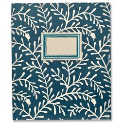 Large Hardback Notebook Sprig Marine Blue