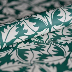 Patterned Paper Dandelion Bottle Green