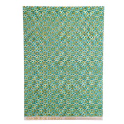 Patterned Paper Kaleidoscope Yellow and Turquoise £3