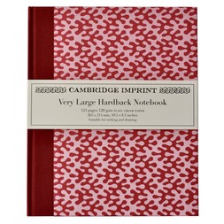 Very Large Hardback Notebook Kelp Raspberry Ripple