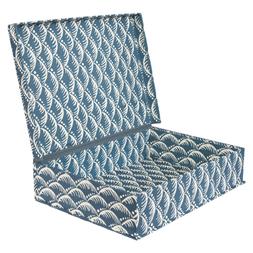 A4 Box File Wave Indigo