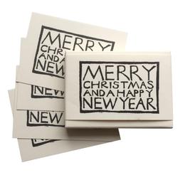 Set of Simple Christmas Tags Black