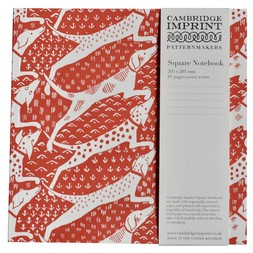 Square Lined Notebook in Dogs