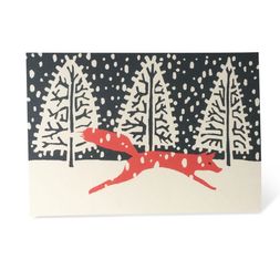 Card Fox in Winter
