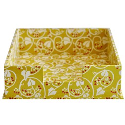 A4 Letter Tray Ivy Piccalilli and Cranberry
