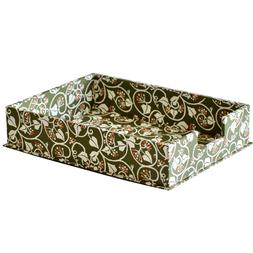 A4 Letter Tray Ivy Swamp Green and Orange