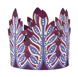 Purple and Blue Coronet