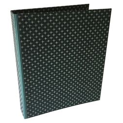 Ring Binder Little Stars Petrol Blue