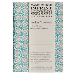 Pocket Notebook Sea Urchin Aquamarine