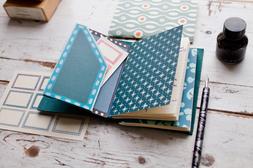 Petrol Blue Pocket Folio