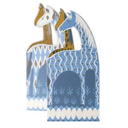 Parade of Horses Double-sided Concertina Card