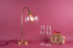 Christmas gift guide | Adjustable table lamp with ribbed Hereford shade