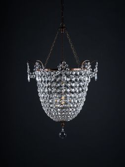 Brampton modern crystal chandelier